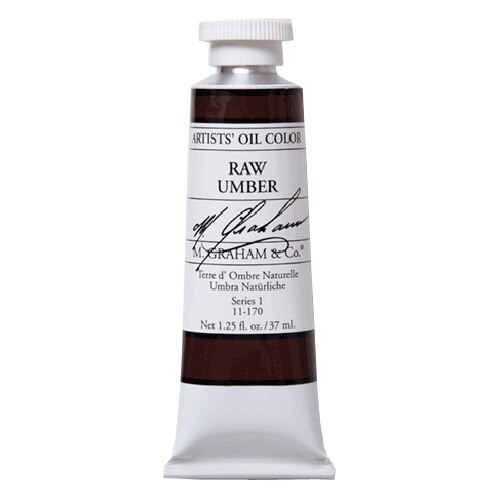 M. Graham, Paints, Art & School, Oil, 1.25 ounce, 47672, Raw Umber